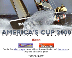 America's Cup 2000, official website
